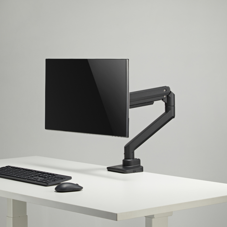 Spring Monitor Fabulous Desk-Mounted Heavy-Duty Gas Spring Monitor - the Aryl
